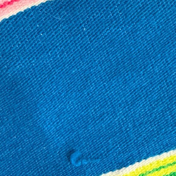 VTG Rainbow Saltillo Serape Hand Woven Wool Mexican Blanket Fringe wheelchair - Picture 8 of 10